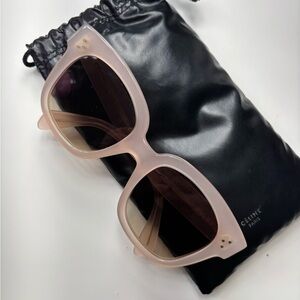 Celine Blush Pink Oversized Square Sunglasses